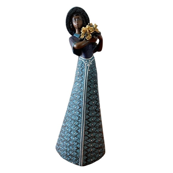 Vintage Enesco 1997 Mahogany Princess The Wish Figurine - Picture 2 of 9